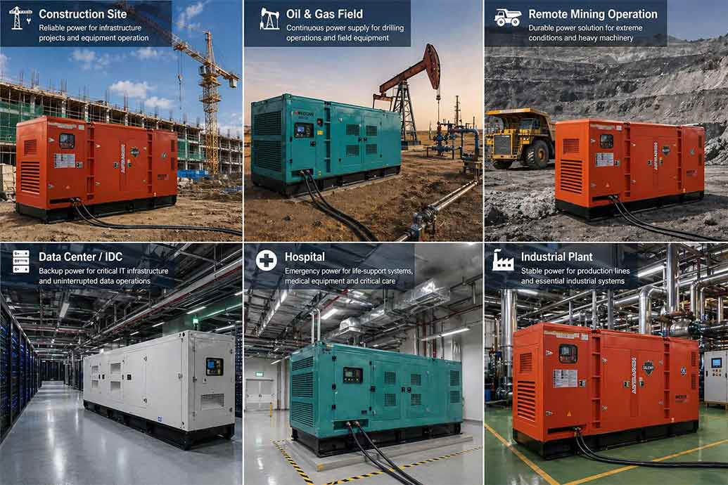 Grupo electrógeno Cummins JT‑50KW 62,5kVA 4 cilindros turbo
